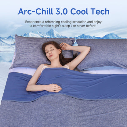 Cooling Comfort | Bedding Set with Advanced Cooling Technology | Breathable Cotton for Year-Round Sleep
