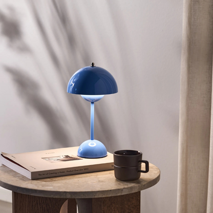 Adjustable Dimmable Metal Table Lamp – Petal Shade LED Desk Light for Living Room, Bedroom & Office