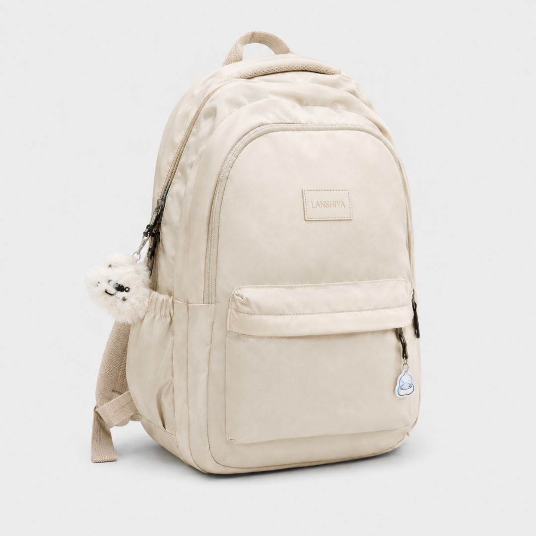 Large Nylon Travel Backpack with Padded Laptop Sleeve & Organized Pockets for School, Work & Commuting – Men Women Students