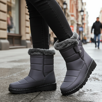 Women's Insulated Snow Boots Waterproof with Plush Lining & Non-Slip Sole for Winter Walking, Everyday Commute & Cold Weather