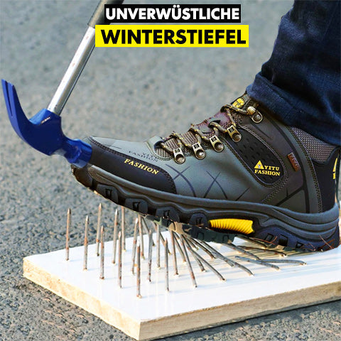 Botas de senderismo para hombre con forro polar | Impermeables y antideslizantes para el máximo confort en invierno