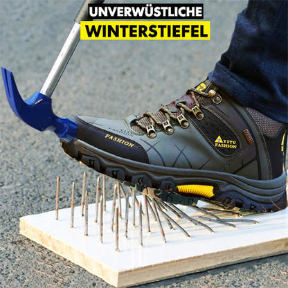 Botas de senderismo para hombre con forro polar | Impermeables y antideslizantes para el máximo confort en invierno