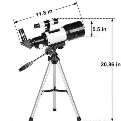 Astronomical Telescope | 150x Zoom with Quick Setup & Portable Design for Effortless Stargazing