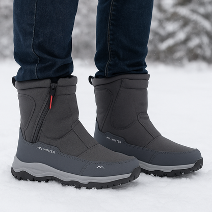 Insulated Waterproof Snow Boots for Men & Women – Winter Hiking Footwear with Anti-Slip Grip & Thermal Lining