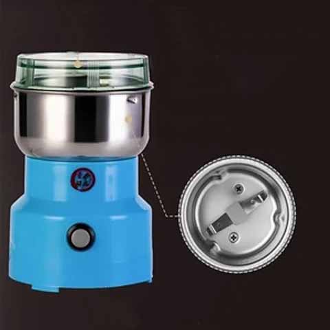 Countertop Herb and Coffee Mill – 300W Motor, Stainless Steel Grinding Bowl, One-Touch Operation for Fresh Spices, Beans, Seeds