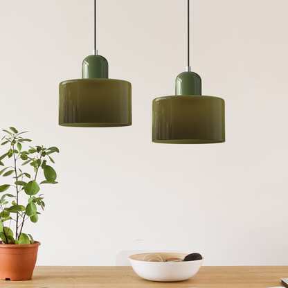 Linear LED Pendant Light White Glass Modern Hanging Fixture for Dining Room Kitchen Island Contemporary Halo Design Adjustable Cable