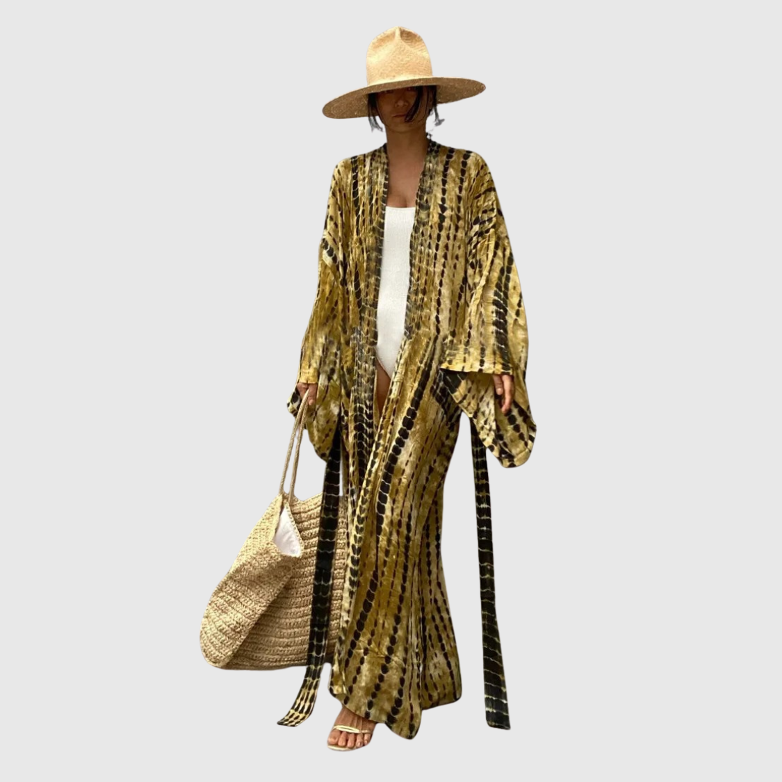 OCEANVEIL – Tie Dye Beach Cover Up Kimono