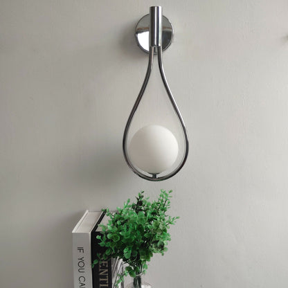 Metal Wall Sconce Minimalist Lamp Gold Black Silver Finish Hardwired Fixture Bedroom Hallway Living Room Dining Room Sconce