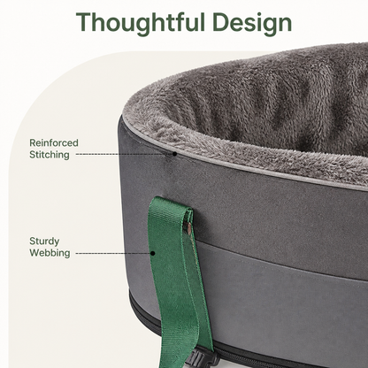 Ortekor Cushioned Nest & Durable Polyester Travel Carrier