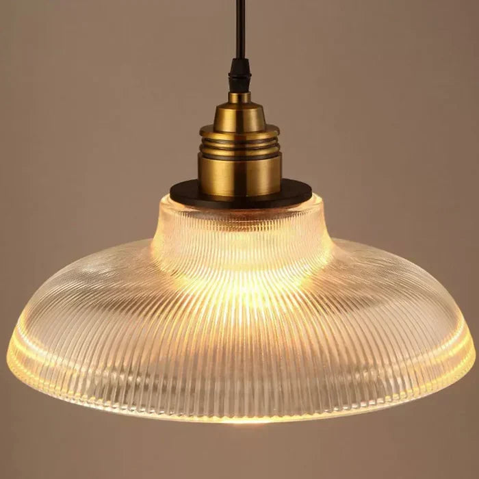 Textured Glass Drop Fixture 12-Inch Shade Golden Glow for Breakfast Nook Counter Overhead Single Bulb Suspended Accent Modern Farmhouse Char