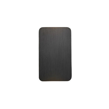 Aplique LED de aluminio de 6W, luz indirecta hacia arriba y hacia abajo, rectangular de 6 pulgadas, moderno, de montaje empotrado para pasillos, dormitorios y salas de estar