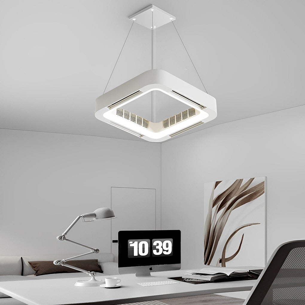 Elegant | Modern Ceiling Fan with LED Lighting & Chandelier Design for Stylish Airflow
