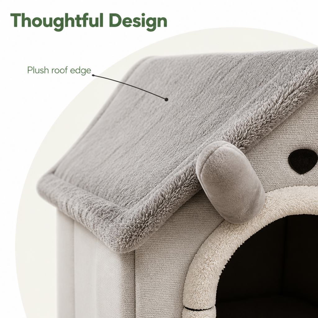 Ortekor Warm Insulated & Washable Cave Bed (Detachable Cover)