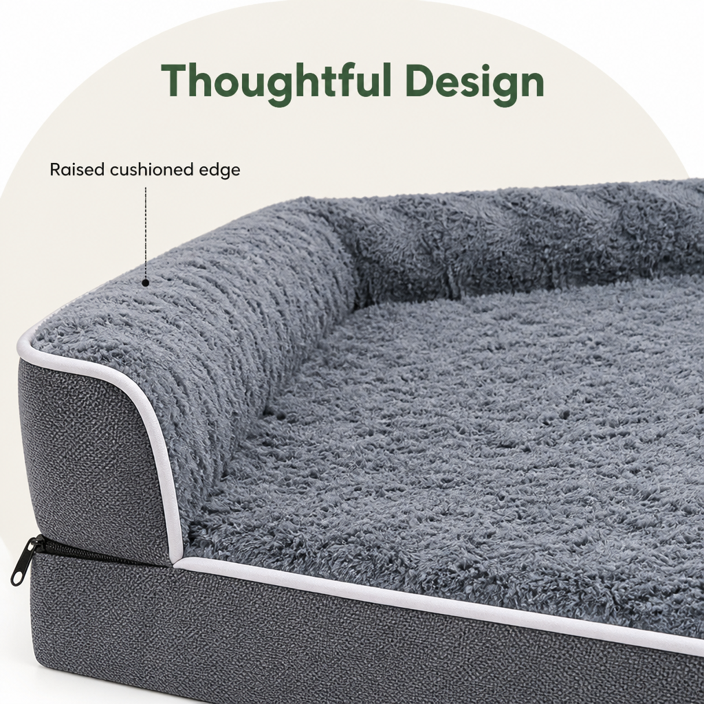 Ortekor Non-Slip & Removable Cover Dog Sofa Bed
