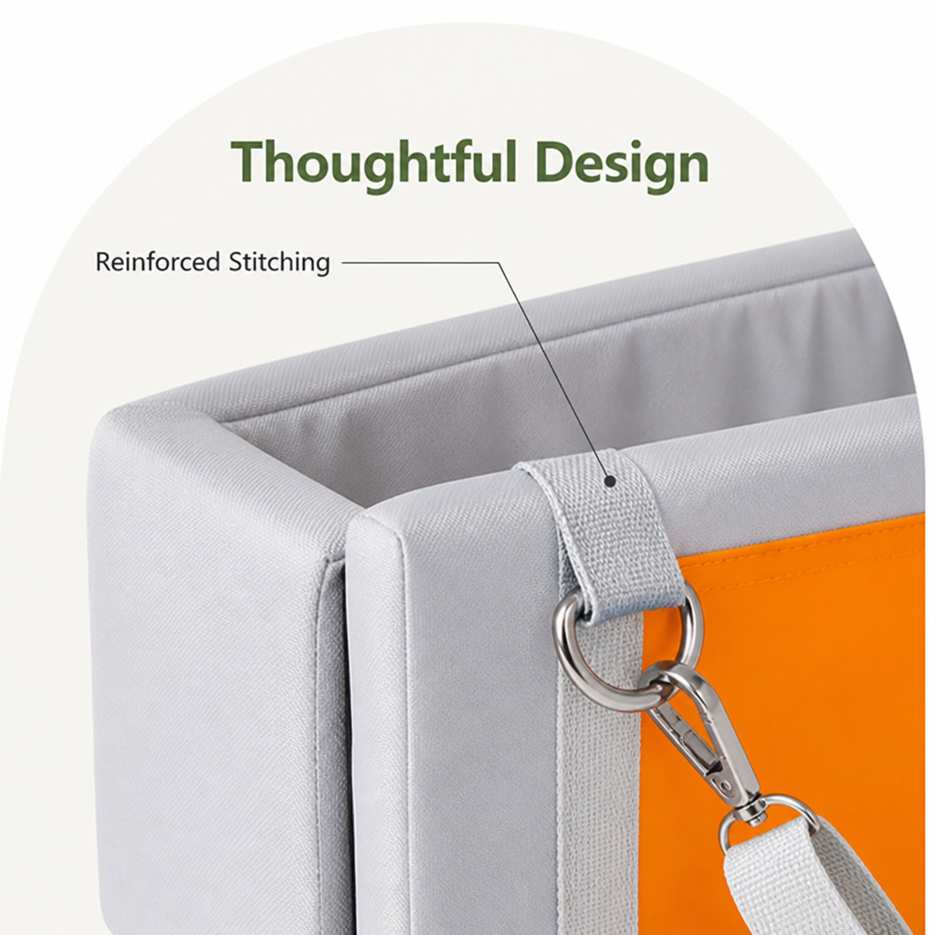 Ortekor Double-Belt Safety & Padded Car Booster Seat (Armrest Console)