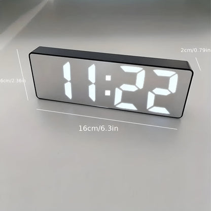 MirrorTime – Digital LED Alarm Clock