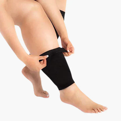 Compression Leg Sleeves for Circulation Support & Swelling Relief | Open-Toe Graduated Compression Calf Sleeves for Edema | Breathable