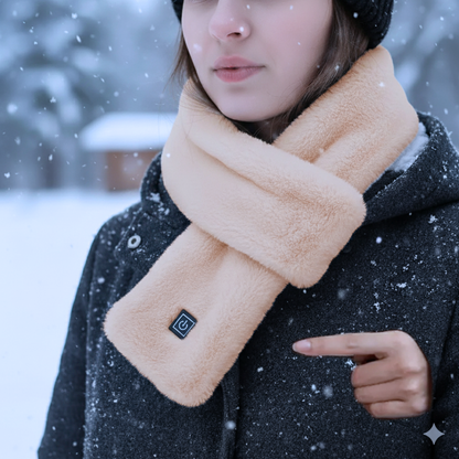 Heated Neck Wrap with 3 Temperature Settings & USB-C Charging Port for Winter Warmth
