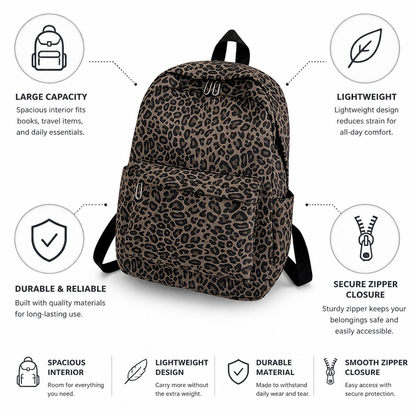 Large Capacity & Lightweight Backpack