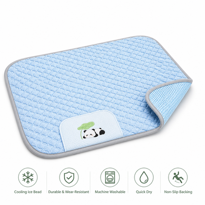 Ortekor Ice Bead Cooling & Easy-Clean Polyester Dog Mat