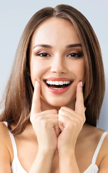 Snap-On Cosmetic Dental Veneers for Top and Bottom Teeth - Instant Smile Makeover Cover for Crooked, Stained, Missing Teeth - No Dentist Nee