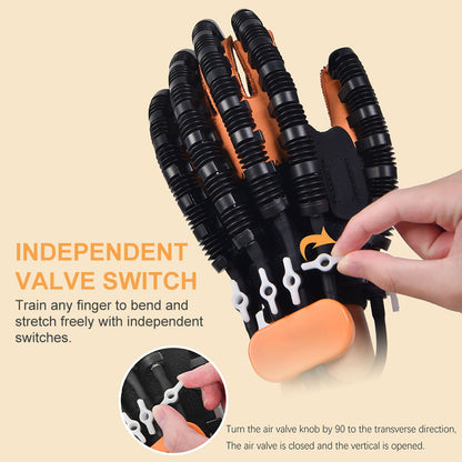 Powered Hand Therapy Gloves Rehab Recovery System for Stroke Arthritis Nerve Injury Support Mobility Training At-Home Physical Therapy Equip