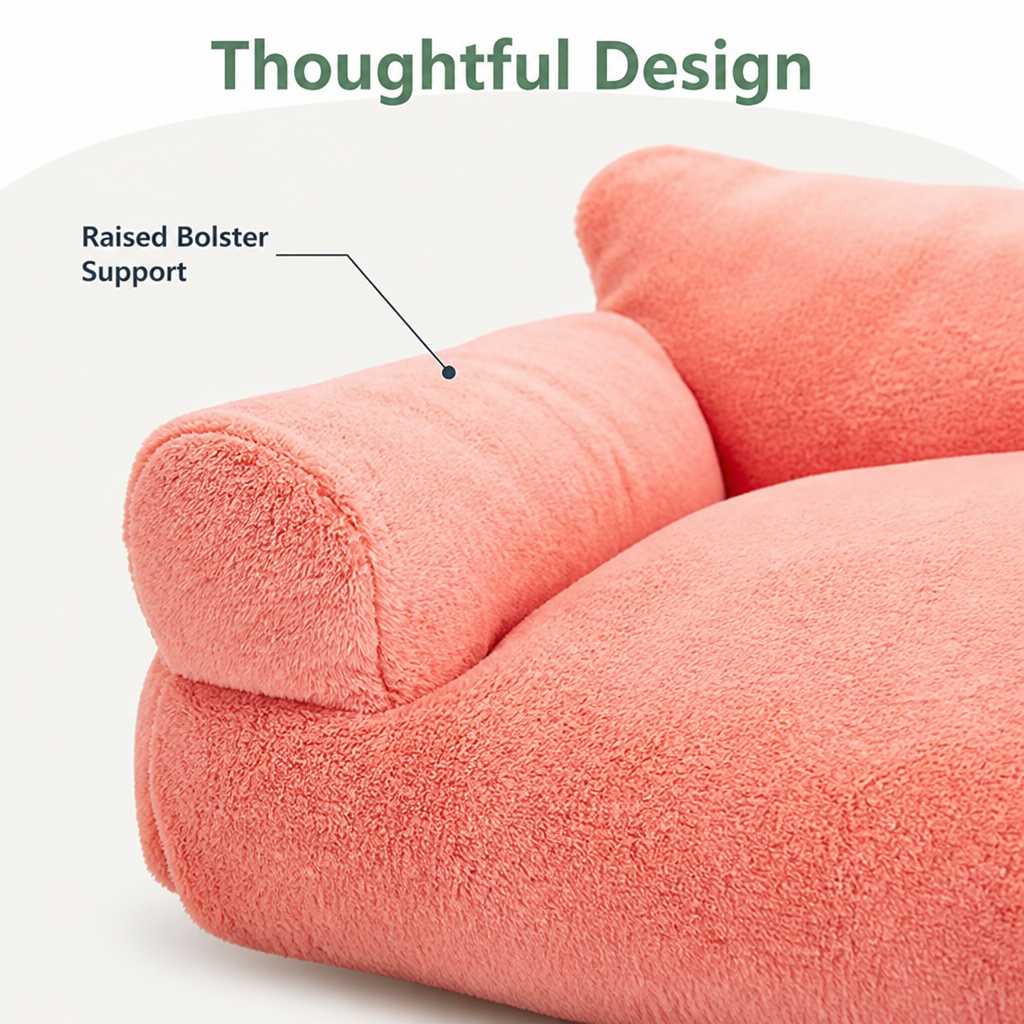 Ortekor Cozy Winter Washable Dog Bed (Anti-Slip Base)