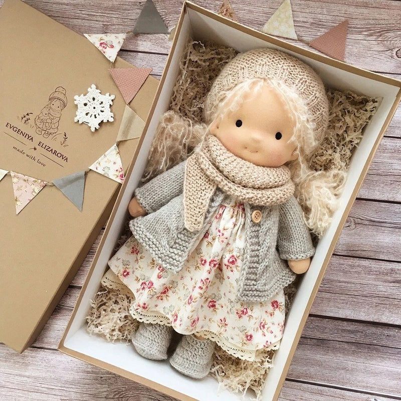 Cotton Comfort Doll for Kids | Soft Stuffed Companion Toy | Hand-Stitched Heirloom Quality | Hypoallergenic Fill | Encourages Imaginative