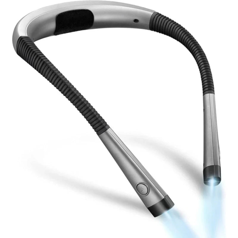 Lámpara de lectura de cuello LED, 3 modos de color, recargable por USB-C