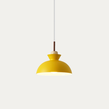 Wooden Hanging Light Fixture 11 inch E27 Socket Modern Nordic Ceiling Lamp for Bedroom Living Room Dining Area Kitchen Island Entryway Hallw