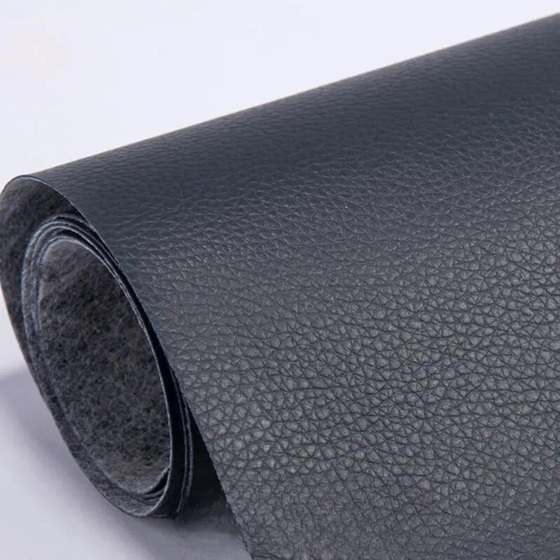 Peel-and-Stick Leather Repair Patches for Furniture, Car Seats & Bags – Cut-to-Fit, Waterproof Vinyl Sheet 20×54 in