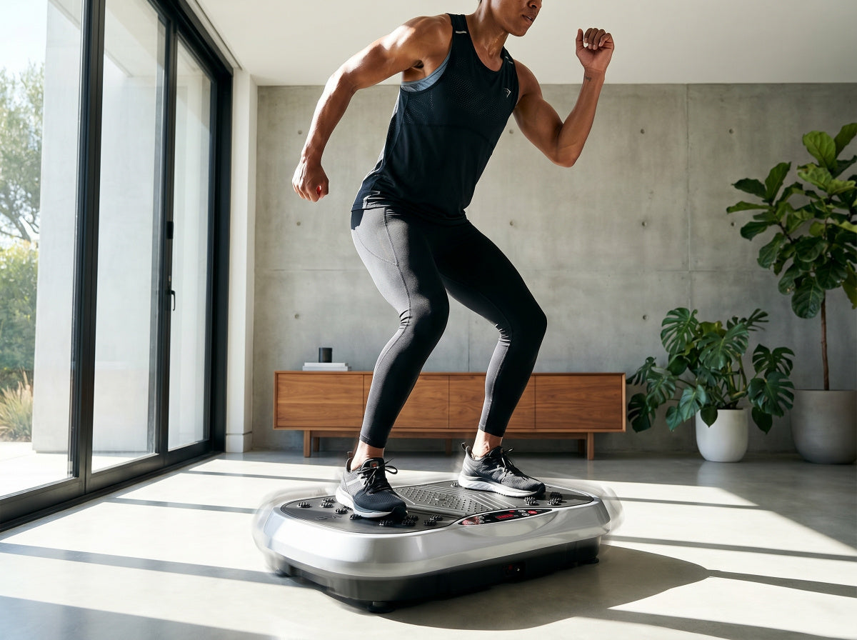 Plataforma vibratoria Ortekor con 120 niveles de velocidad | Activación de cuerpo completo para entrenamiento en casa