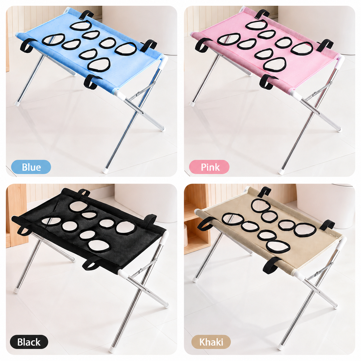 Ortekor Foldable Pet Grooming Stand for Cats & Small Dogs - Bathing & Nail Trimming Support for Less Squirming