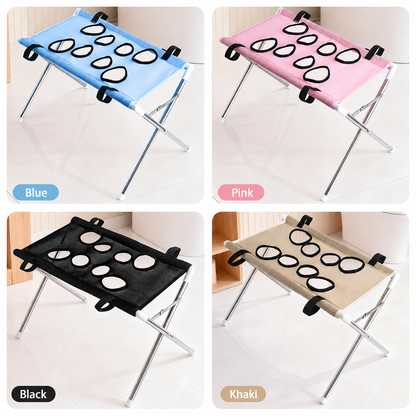 Ortekor Foldable Pet Grooming Stand for Cats & Small Dogs - Bathing & Nail Trimming Support for Less Squirming