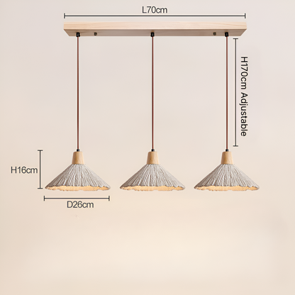 Cream Concrete Hanging Light Fixture 14 in Sculptural Kitchen Island Pendant Dome Lamp Hardwired Modern Farmhouse Dining Room Overhead Ceili