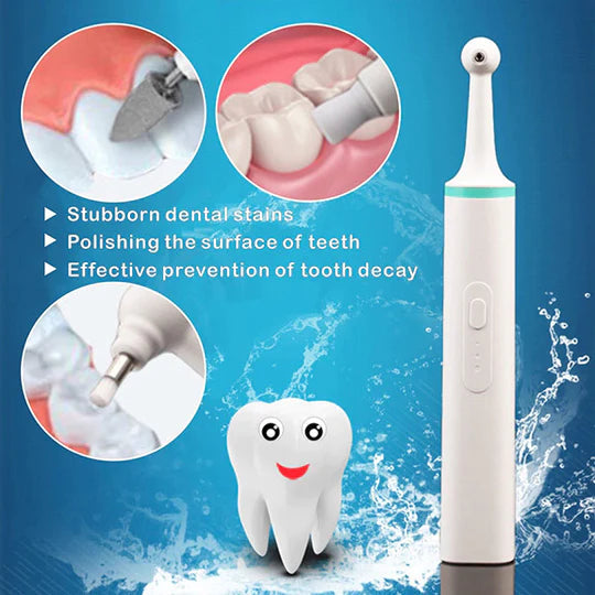 Eliminador de placa LED con tecnología de limpieza oral recargable