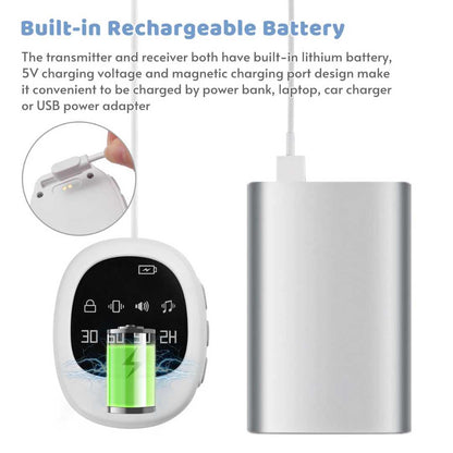 Children's Bedwetting Alarm System with Wireless Sensor and Remote