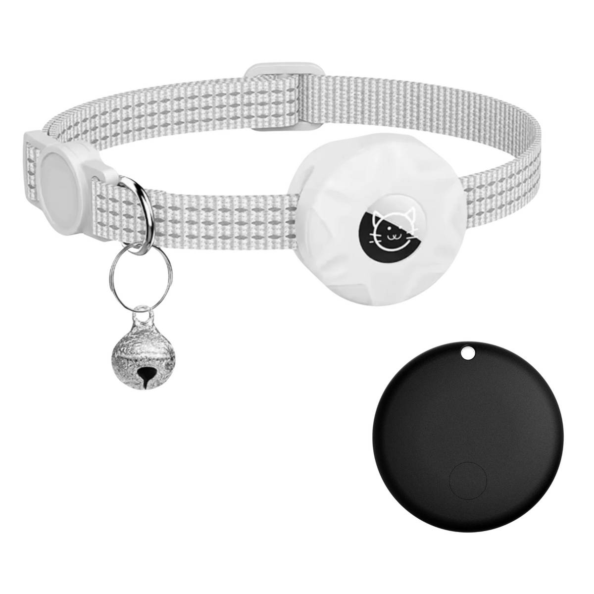 Pet Location Tracker Collar for Dogs & Cats with Android Network Connectivity and Reflective Safety Band