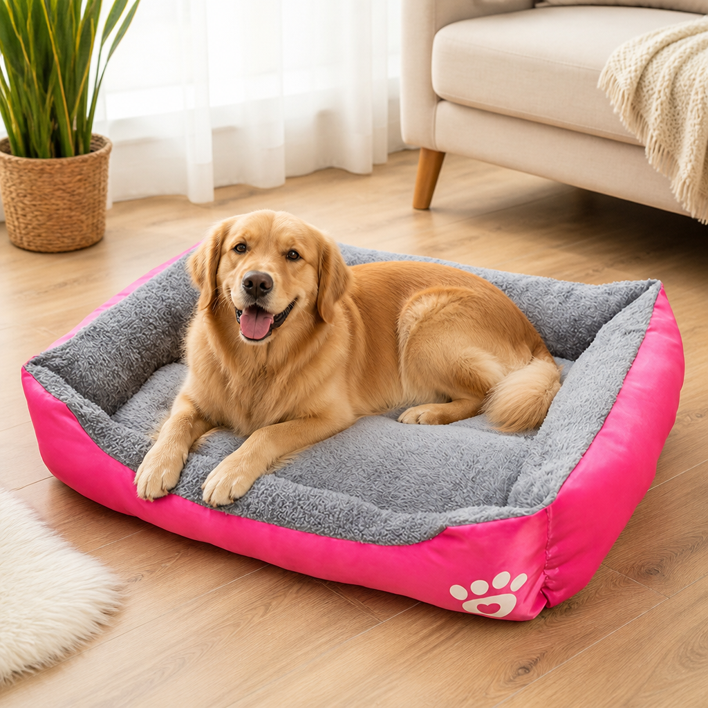 Ortekor Cozy Plush & Washable Dog Bed