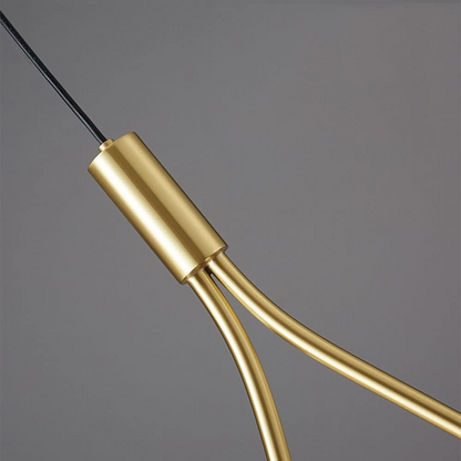 Sleek Adjustable Hanging Lamp with Directional Shade – Black or Gold Finish – Dining Room, Kitchen Island & Bedroom Ceiling Fixture