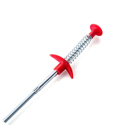 Flexible Drain Snake Tool with Hook for Clogged Pipes, Sinks, Tubs & Showers | Home Plumbing Unclogger