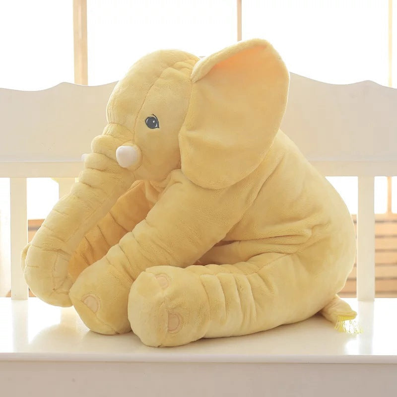Plush Elephant Nursery Pillow for Babies & Toddlers – Soft Cuddle Cushion for Nap Time, Play & Decor