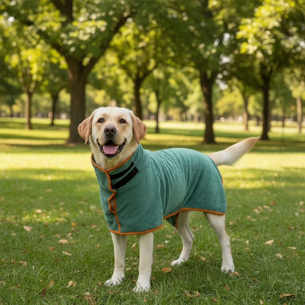 DRYPAWS – Albornoz absorbente para mascotas