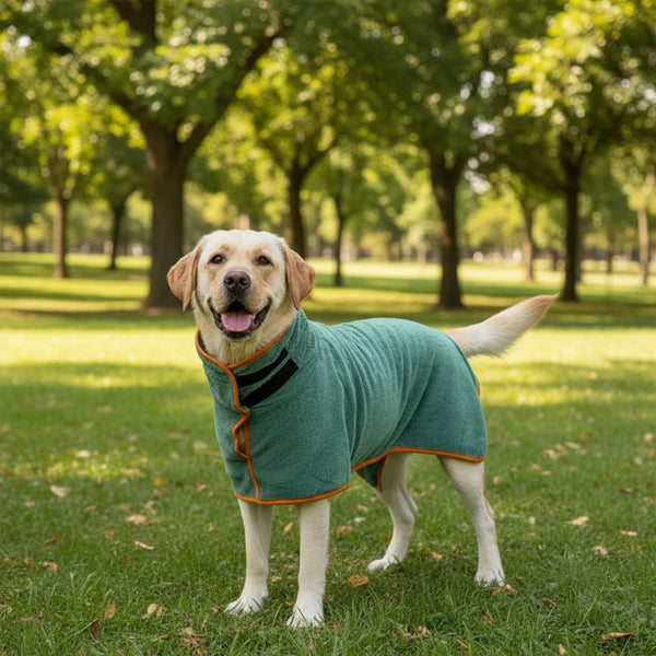DRYPAWS – Albornoz absorbente para mascotas