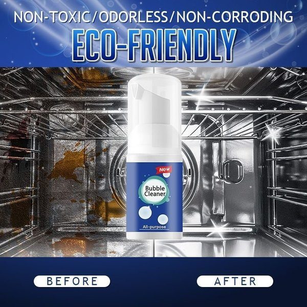Multi-Surface Foaming Degreaser Spray for Kitchen Grease & Tough Stains – No-Rinse Formula for Cookware, Counters & Appliances