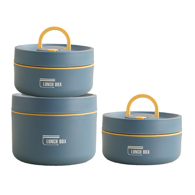 Stackable Insulated Food Jar Set with Leak-Proof Lids for Work School Travel Meal Prep Containers Portable Bento Box Hot Cold Food Storage S