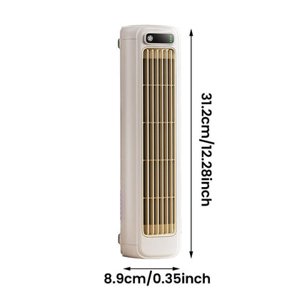 Portable Cordless Tower Fan – Rechargeable Cooling Device for Travel, Desk, and Bedside