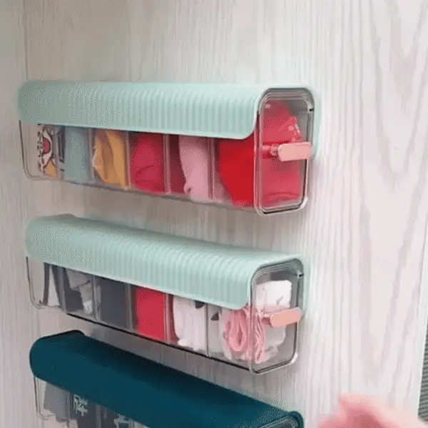 Closet Hanging Organizer Vertical Space-Saving Multi-Compartment