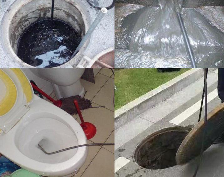 Pressure Washer Sewer Jetter Attachment for Stubborn Pipe Clogs 1/4 Inch Quick Connect Rotary Cleaning Tool for Household Drains Kitchen Bat
