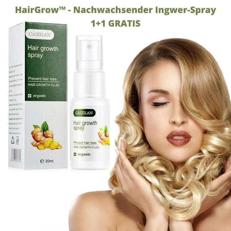 Hair Growth Spray Ginger Plant-Based 20ml